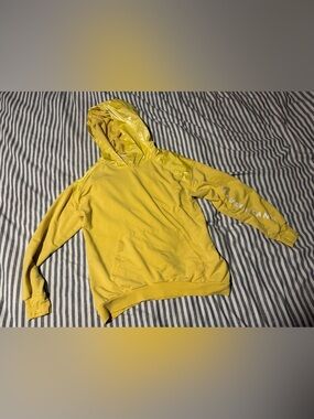 Athleta Girls Simone Biles Yellow Hooded Jacket